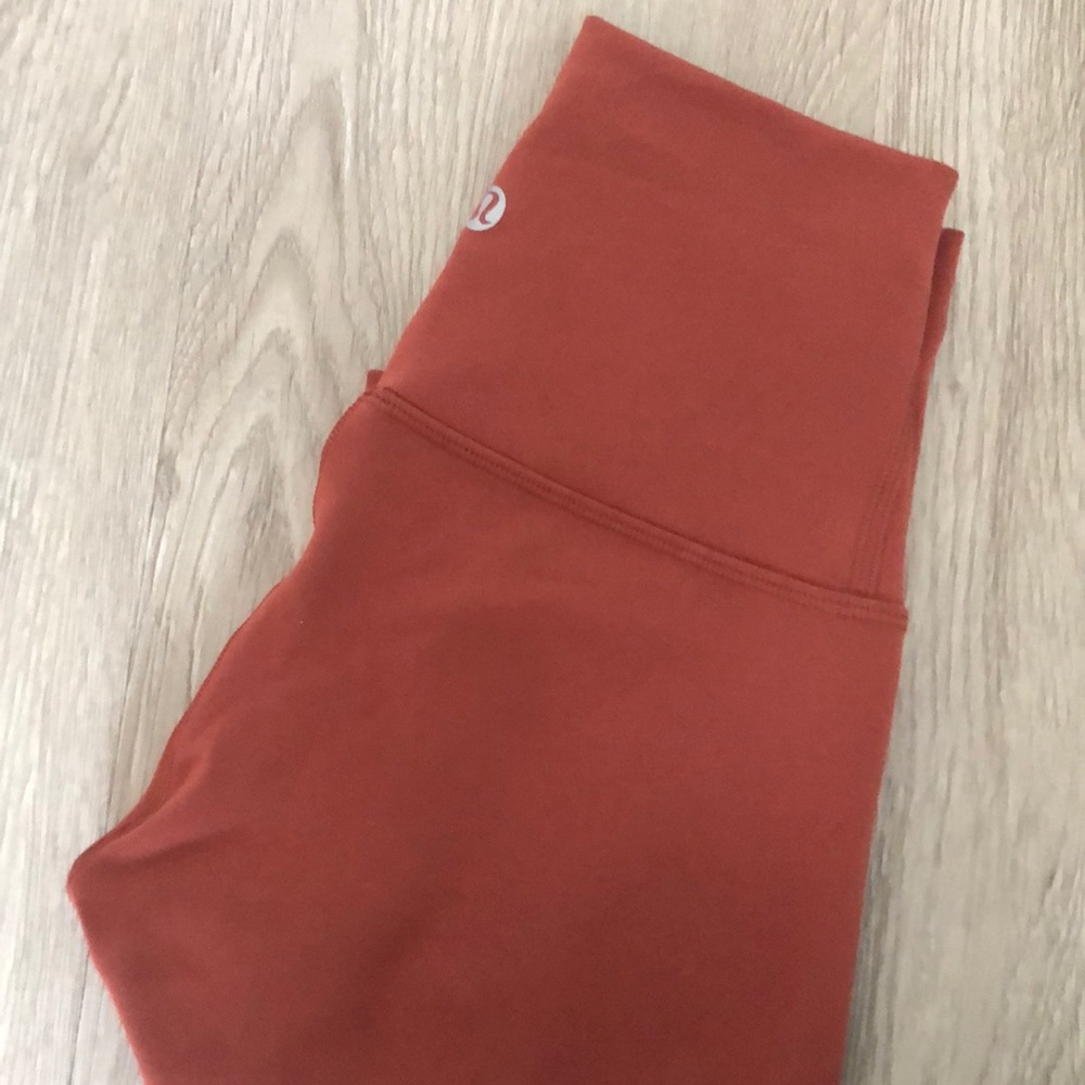 Lululemon 25 inch Wunder Train HR Rustic Clay 0